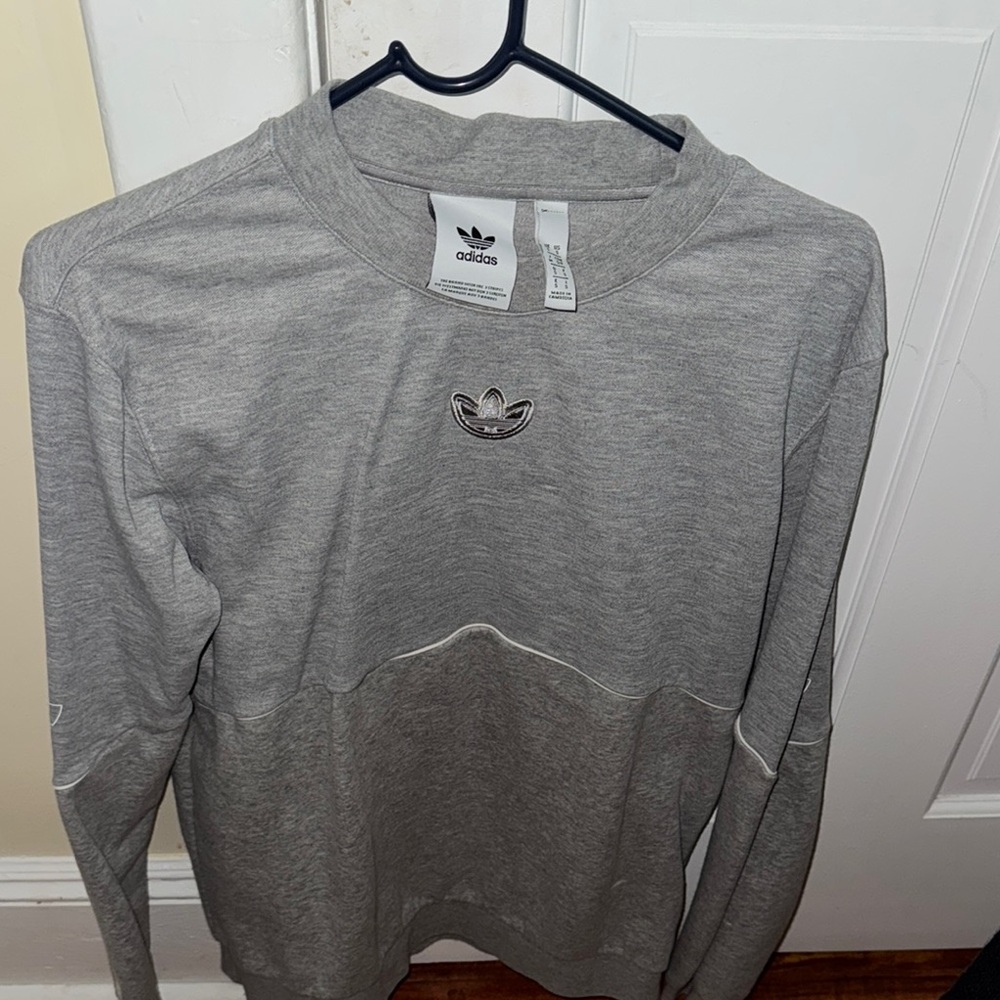 Unisex Adidas Classic Gray Sweatshirt